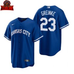 Kansas City Royals Zack Greinke Royal Alternate Replica Jersey