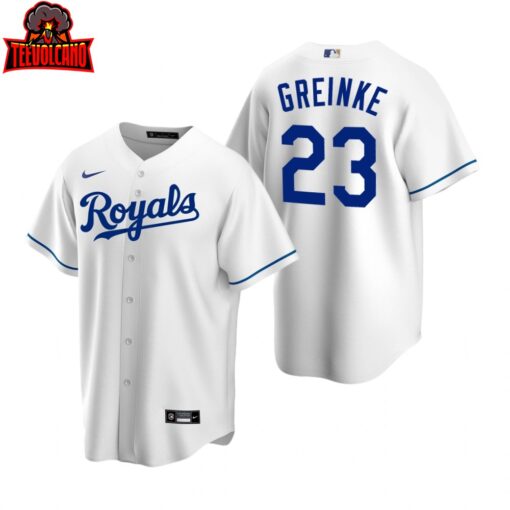 Kansas City Royals Zack Greinke White Home Replica Jersey