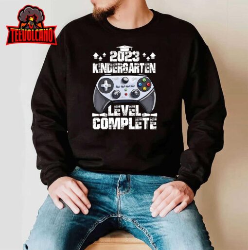 Kindergarten Level Complete Gamer Graduation Class of 2023 T-Shirt