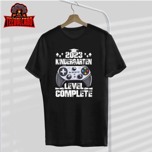 Kindergarten Level Complete Gamer Graduation Class of 2023 T-Shirt