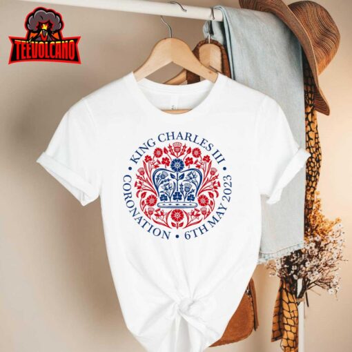 King Charles III Coronation Shirt Official Logo Watch Party T-Shirt