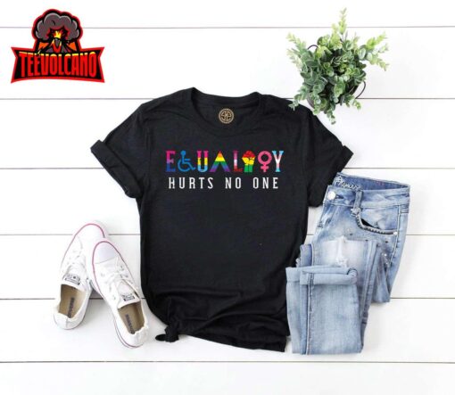 Lgbt Equality Hurts No One Pride Human Rights Men Women Kids T-Shirt