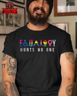 Lgbt Equality Hurts No One Pride Human Rights Men Women Kids T-Shirt