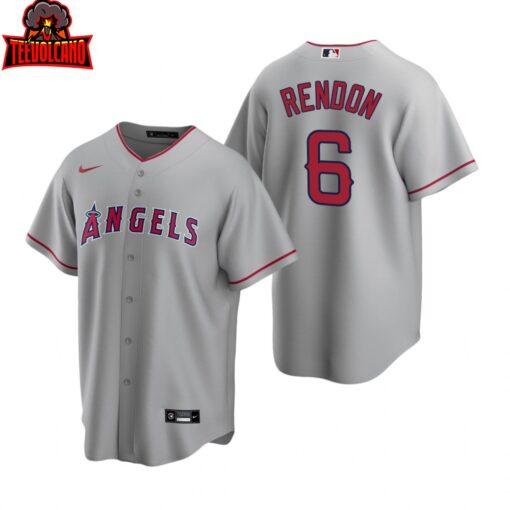 Los Angeles Angels Anthony Rendon Gray Replica Road Jersey