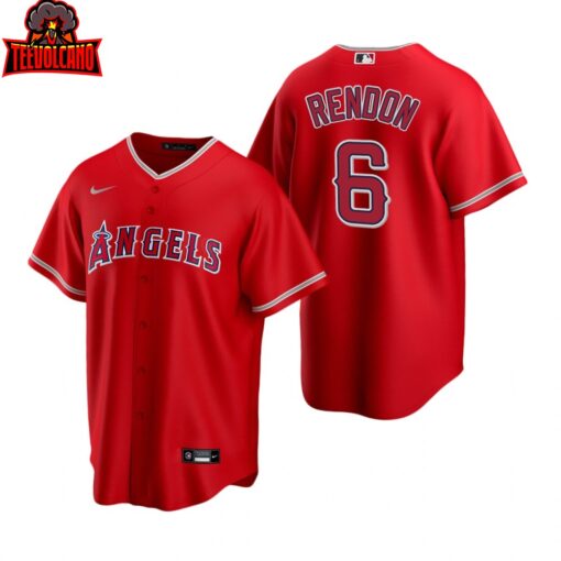 Los Angeles Angels Anthony Rendon Red Replica Alternate Jersey