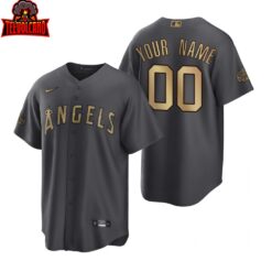Los Angeles Angels Custom Charcoal 2022 All-Star Game Replica Jersey