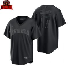 Los Angeles Angels Shohei Ohtani Black Pitch Fashion Replica Jersey