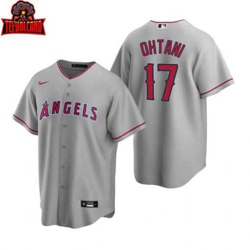 Los Angeles Angels Shohei Ohtani Gray Replica Road Jersey