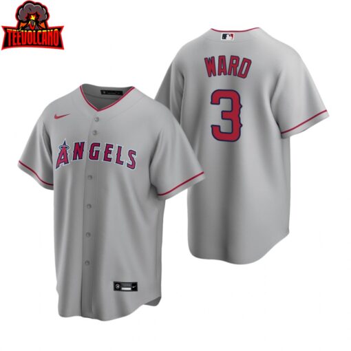 Los Angeles Angels Taylor Ward Gray Road Replica Jersey