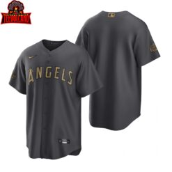 Los Angeles Angels Team Charcoal 2022 All-Star Game Replica Jersey