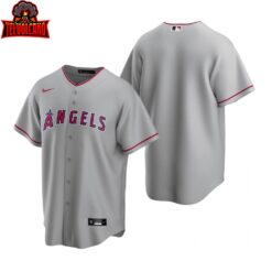 Los Angeles Angels Team Gray Replica Road Jersey