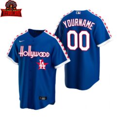 Los Angeles Dodgers Custom Royal City Connect Special Edition Jersey