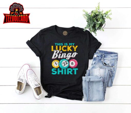 Lucky Bingo – Bingo Player Hobby Gambling Funny Bingo Unisex T-Shirt