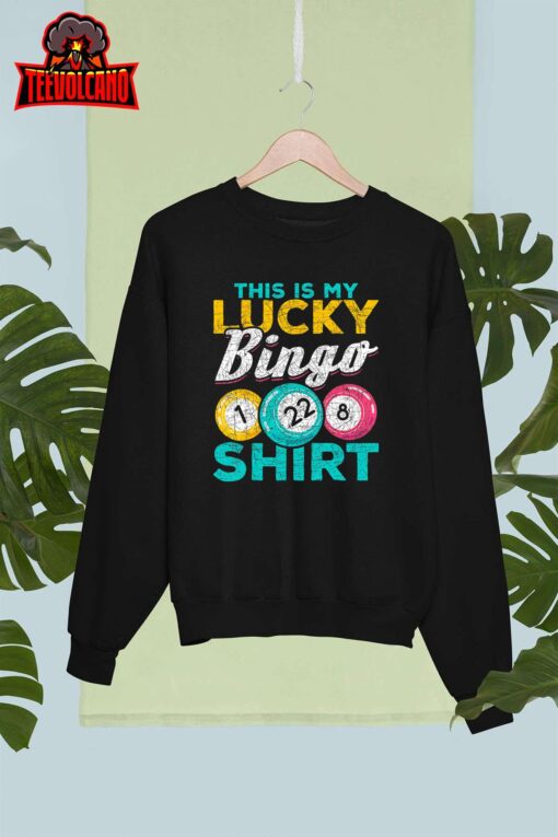 Lucky Bingo – Bingo Player Hobby Gambling Funny Bingo Unisex T-Shirt