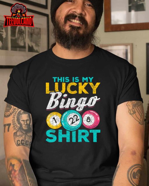 Lucky Bingo – Bingo Player Hobby Gambling Funny Bingo Unisex T-Shirt