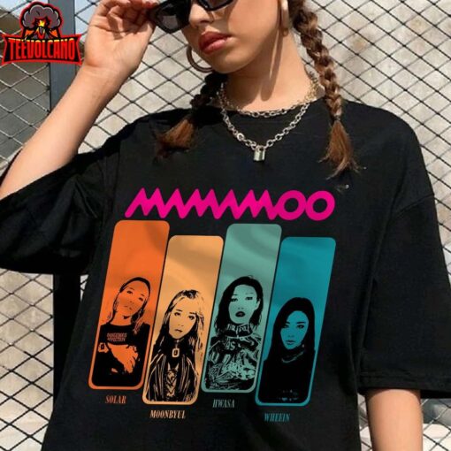 Mamamoo Vintage Fanart Shirt, Mamamoo My Con World Tour Shirt