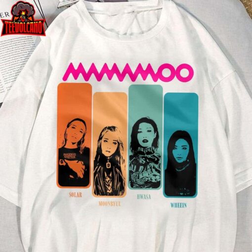 Mamamoo Vintage Fanart Shirt, Mamamoo My Con World Tour Shirt