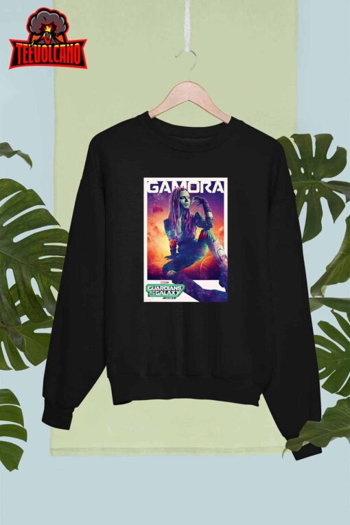 Marvel Guardians of the Galaxy Volume 3 Gamora Poster T-Shirt