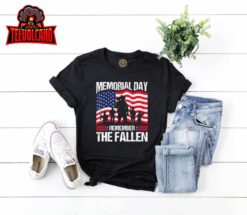 Memorial Day Remember the Proud Veteran Military Vintage T-Shirt