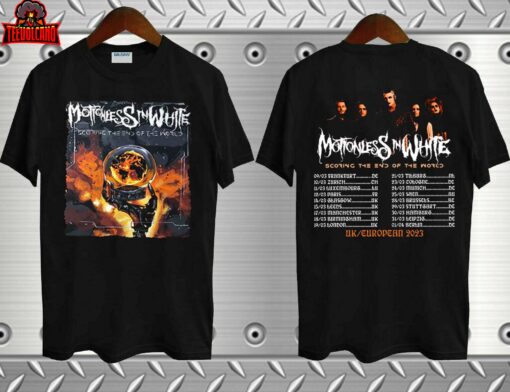 Motionless In White Scoring The End Of The World Tour 2023 T-shirt