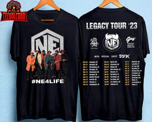 New Edition Legacy Tour 2023 Shirt, Music Tour 2023 Shirt