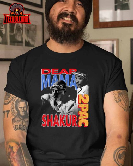 Official Tupac Dear Mama 2PAC T-Shirt