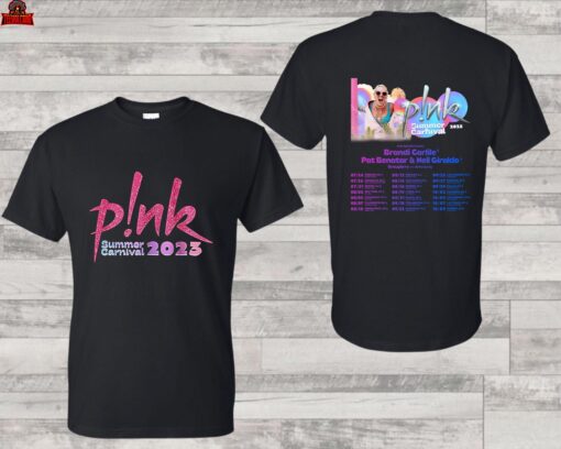 P!nk Pink Singer Summer Carnival 2023 Tour Two Sided Shirt