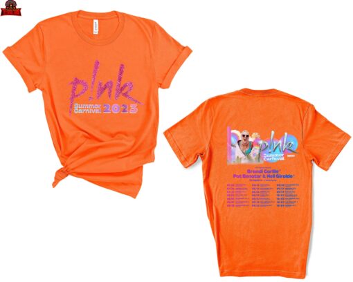 P!nk Pink Singer Summer Carnival 2023 Tour Two Sided Shirt