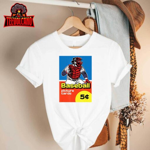 Retro Baseball Card Wax Pack-Inspired Design Graphic T-Shirt