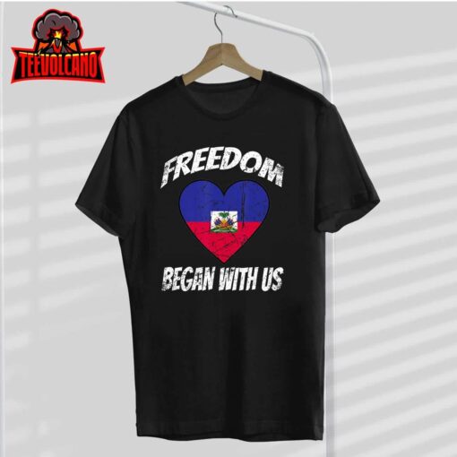 Retro Haitian Independence Shirt Celebration Day T-Shirt