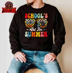 Retro Last Day of School’s Out For Summer Teacher Boys Girls T-Shirt