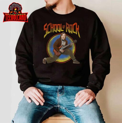 School of Rock Distressed Colorful Edit T-Shirt