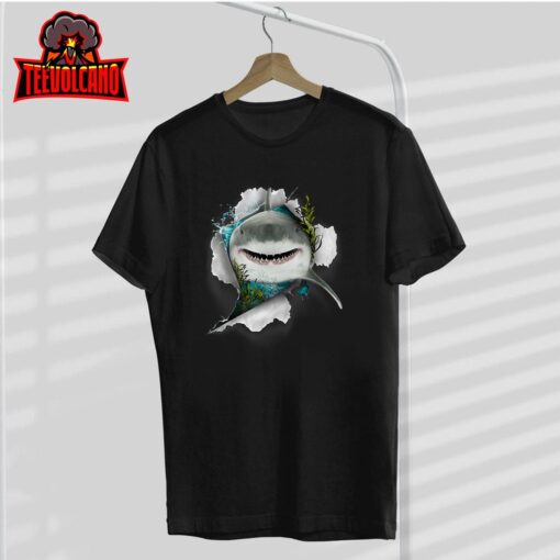 Shark, Great White Shark, Deep Sea Fishing, Funny Shark Unisex T-Shirt