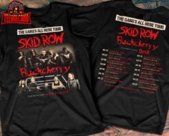 Skid Row Buckcherry The Gang’s All Here US Spring Tour 2023 T-Shirt