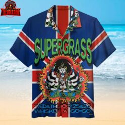 Supergrass Concert Poster Hawaiian Shirt