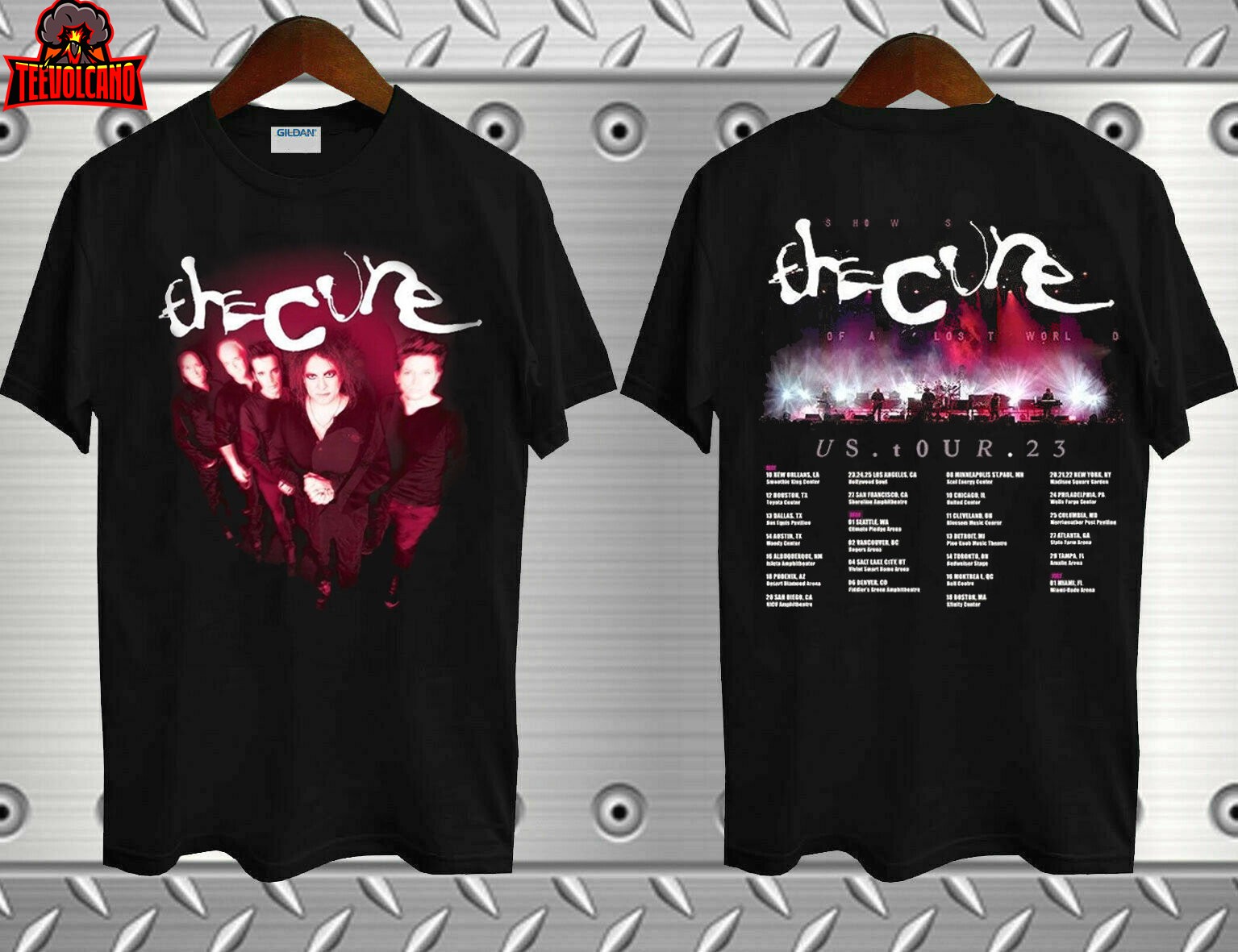 The Cure Shows of a Lost World Tour 2023 T-shirt