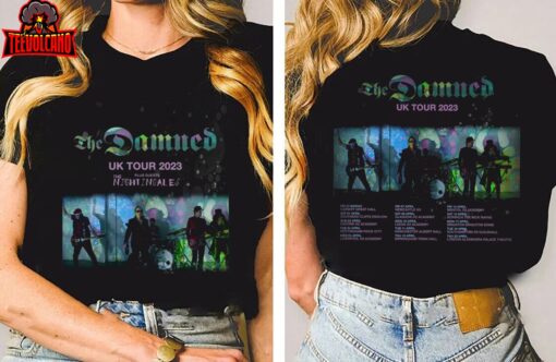 The Damned London 2023 T-Shirt, The Damned Punk Rock Band UK Tour 2023 Sweatshirt