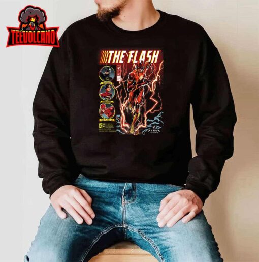 The Flash Movie Main Cast Classic Comic Book Style Poster Unisex T-Shirt