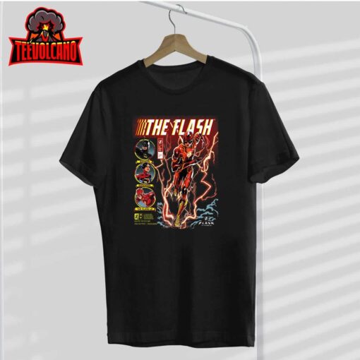 The Flash Movie Main Cast Classic Comic Book Style Poster Unisex T-Shirt