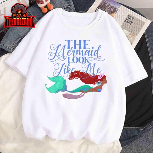 The Mermaid Looks Like Me Black Girl Quote T-Shirt