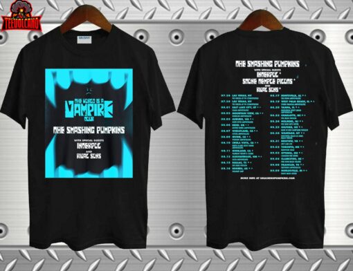 The Smashing Pumpkins The World Is a Vampire Tour 2023 T shirt