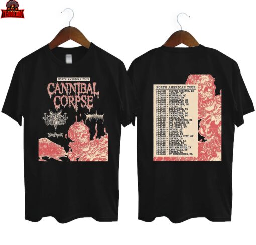 TOUR 2022 – Cannibal Corpse Fall Tour North American Tour T-Shirt