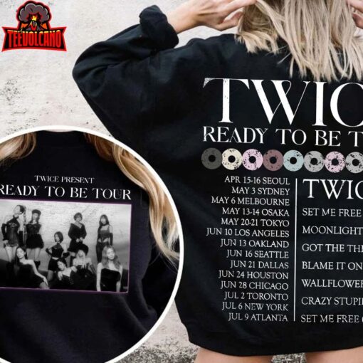 Twice Ready To Be Tour Shirt, Twice Ready To Be World Tour 2023 Shirt