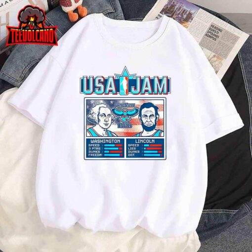 Usa Jam Washington Lincoln T-Shirt