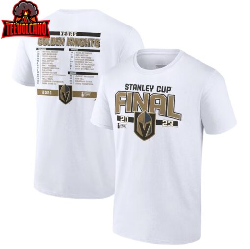 Vegas Golden Knights 2023 Stanley Cup Final Roster Unisex T-Shirt