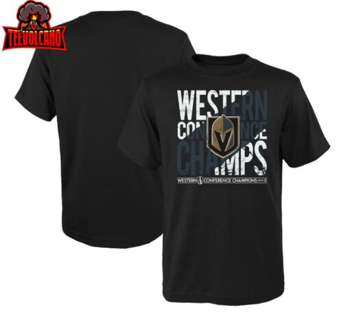 Vegas Golden Knights Youth 2023 Western Conference Champions Unisex T-Shirt