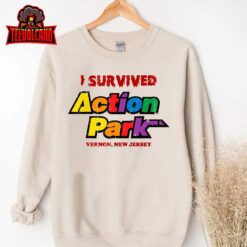 Vintage I Survived In Action Retro Park T-Shirt