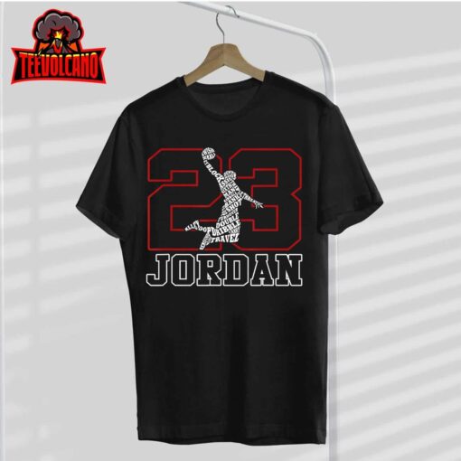 Vintage Jordan Basketball Player Gifts For Men Boys T-Shirt