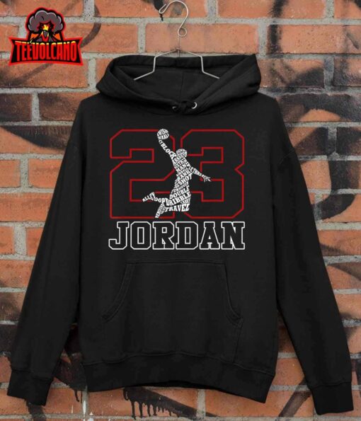 Vintage Jordan Basketball Player Gifts For Men Boys T-Shirt