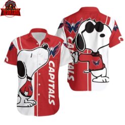 Washington Capitals Snoopy Hawaiian Shirts